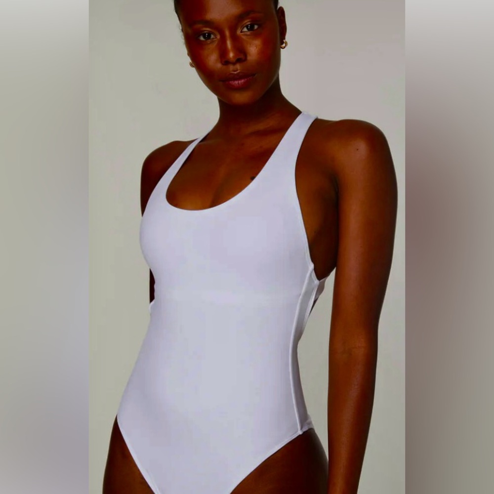 Andie Classic White One-Piece Swimsuit